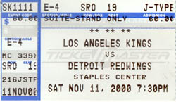 Detroit Red Wings @ Los Angeles Kings